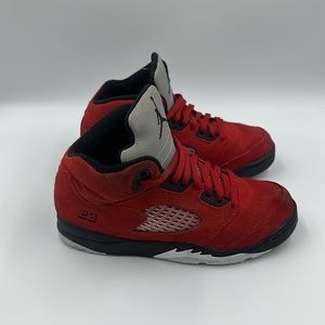 Jordan 5‎ Retro Raging Bull Basketball Shoes Youth Sz 2Y